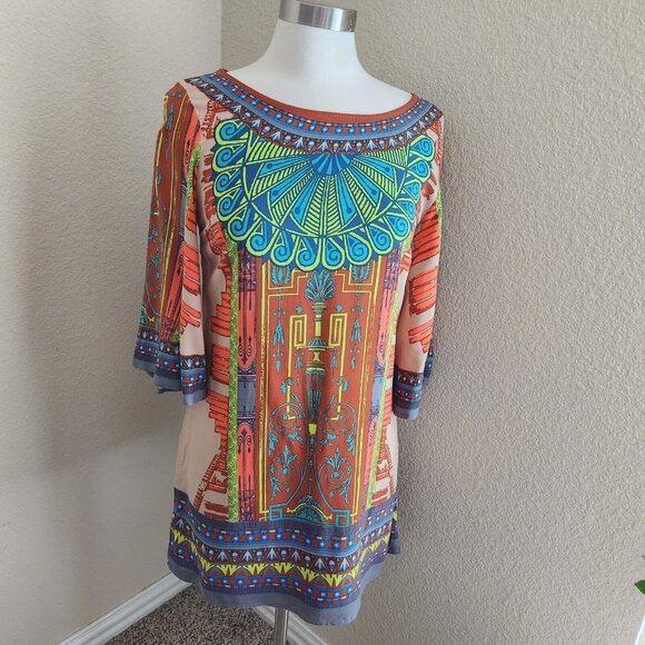 Flying Tomato Dress shift tunic Size Small southwestern bohemian Boho‎ - Picture 4 of 13